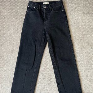 Madewell Petite Perfect Vintage Wide Leg Jeans in Lunar Wash